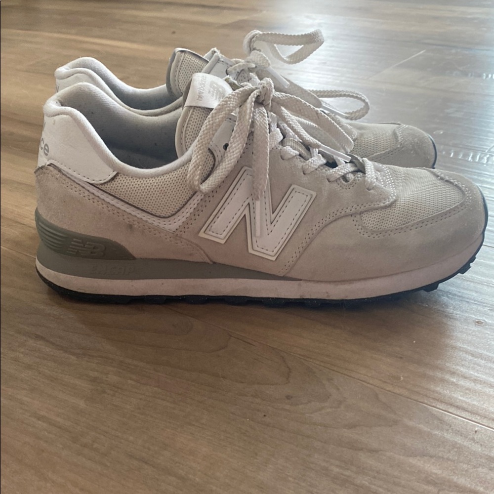 New Balance 574 Cream Sneakers
